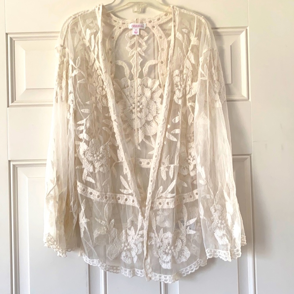 Women’s small lace cardigan